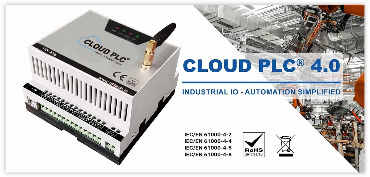Industrial cloud-based PLC dashboard