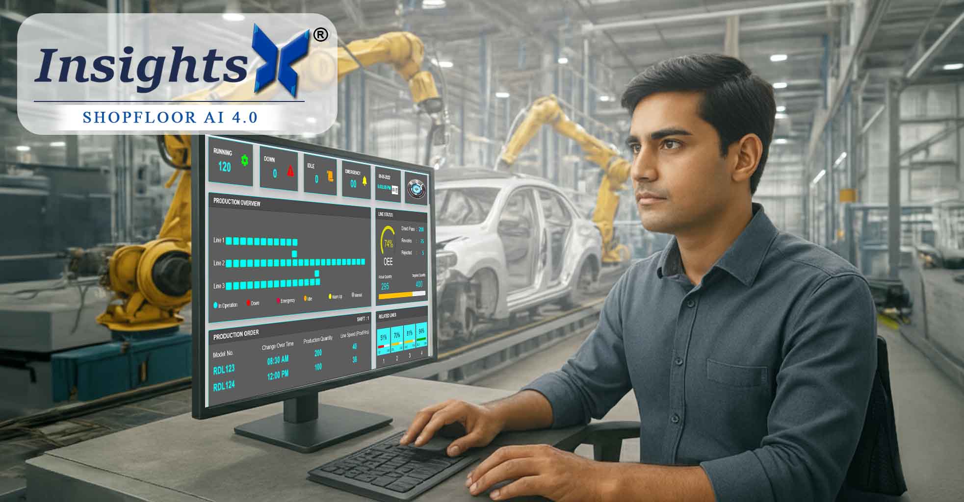 OEE monitoring solution for industrial equipment